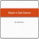 Master in data science
