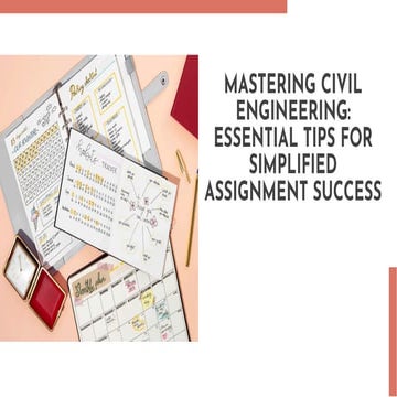 Tips for Structuring a Winning Civil Engineering Homework Report | PPTX