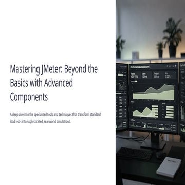 Mastering JMeter: Advanced Components for Realistic Load Testing and ...