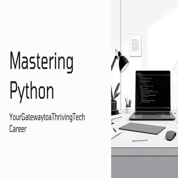 Mastering Python – A Complete Guide to Becoming a Python Expert