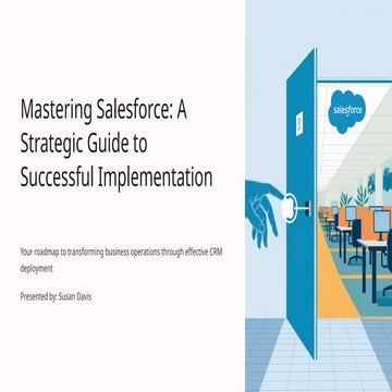 Mastering Salesforce A Strategic Guide to Successful Implementation
