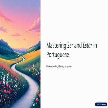 Mastering-Ser-and-Estar-in-Spanish, Verb to be in spanish | PPTX