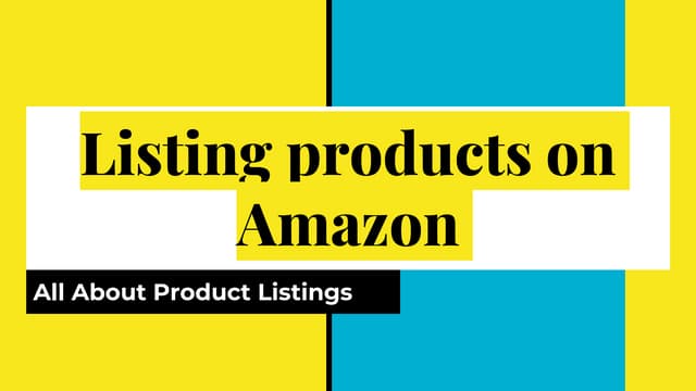 Mastering Amazon Listings A Step By Step Guide Ppt Free Download Mastering Amazon Listings A Step By Step Guide Ppt Free Download