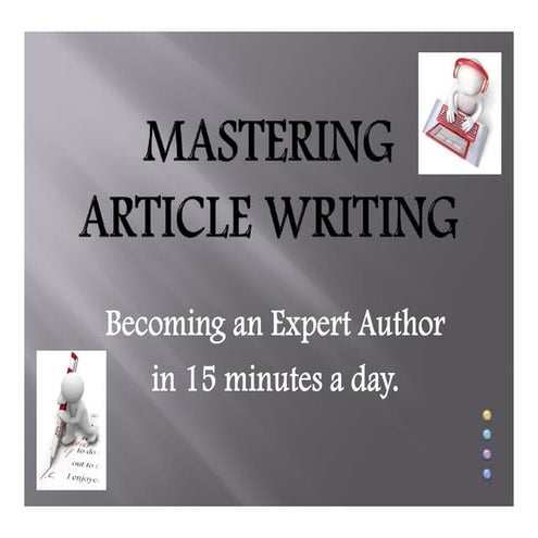 Mastering Article Writing | PDF