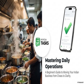 Petpooja Tasks: Daily Ops Software for SMEs | PDF