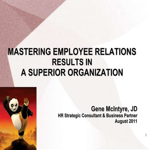 Mcintyre - Mastering employee relations 
