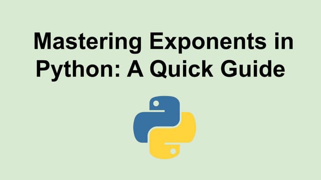 Mastering Exponents in Python_ A Quick Guide.pdf
