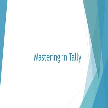 How to Lean Tally Course - A step by Step Guide | PPTX