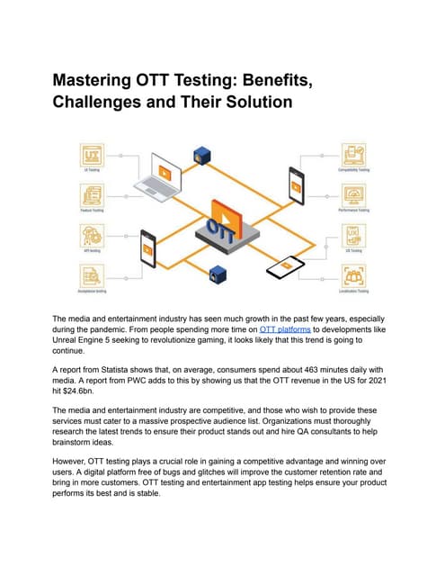 Mastering OTT Testing_ Benefits, Challenges and Their Solution.pdf