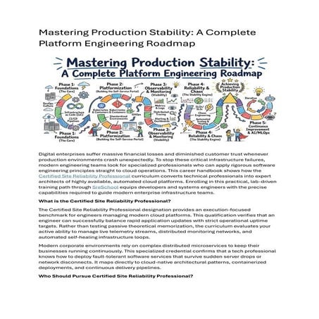 Mastering Production Stability: Certified Site Reliability Professional ...