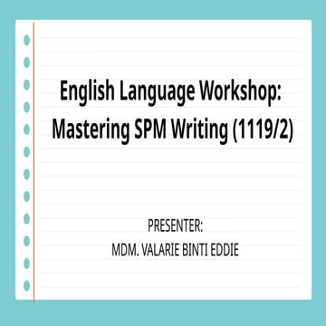 MASTERING ENGLISH LANGUAGE SPM PAPERS 2.pptx