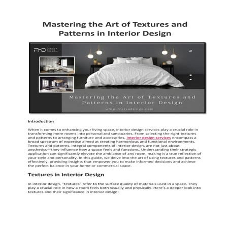 Mastering the Art of Textures and Patterns in Interior Design.pdf