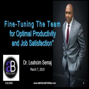 Mastering the  team approach   our-march2019edit