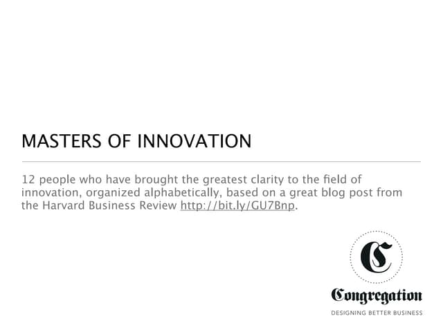 Master Innovators 