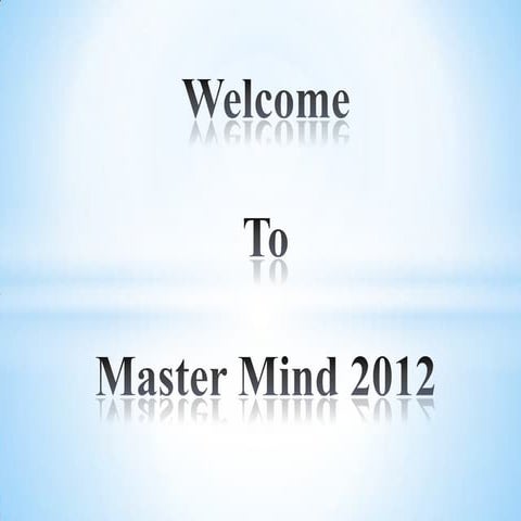 Master mind 2012
