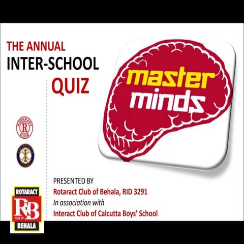 MasterMinds 2013 Finals | PPTX