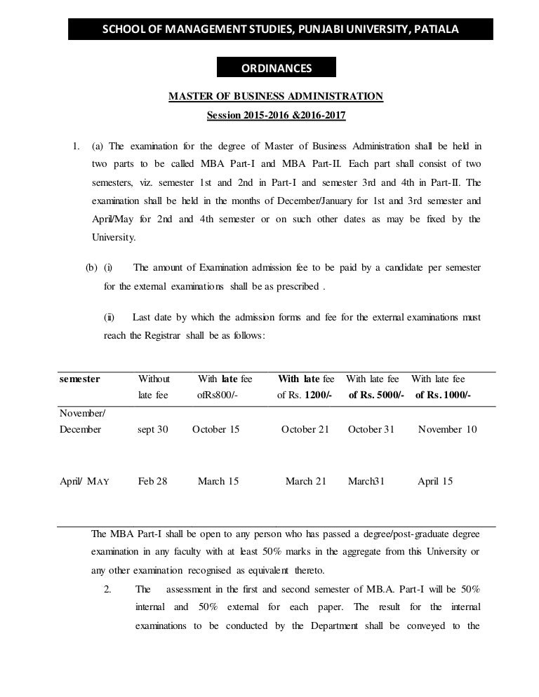 business administration masters