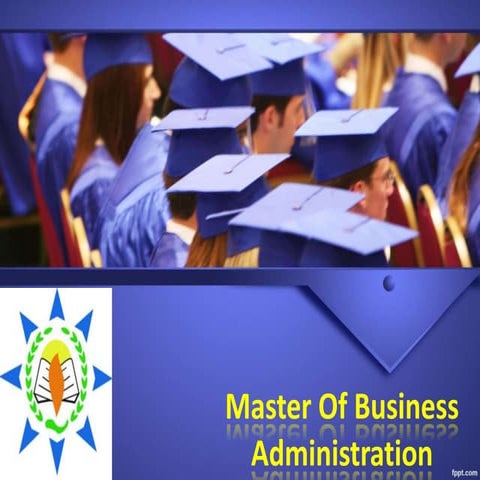 Master of business administration