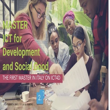 Master ICT for Development and Social Good 