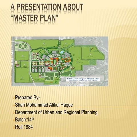 Master plan (Town Planning)
