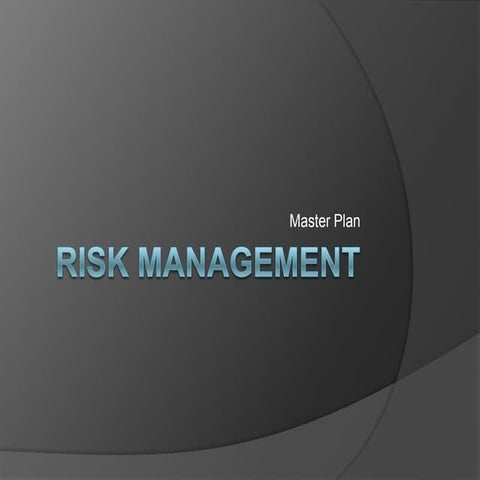Annual Company Risk Assessment