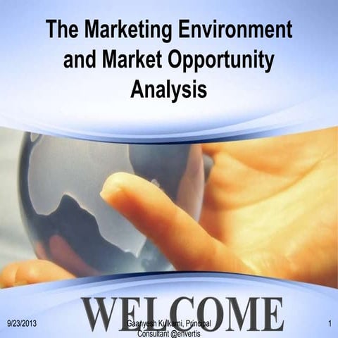 Marketing Environment - External Environment - ppt