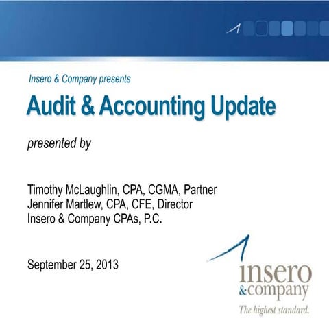 Audit & Accounting Update