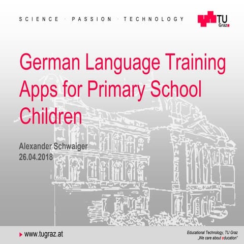 German Language Training Apps for Primary School Children