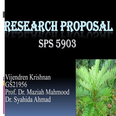 DEVELOPING PROTOCOLS FOR EFFICIENT GENETIC TRANSFORMATION IN EURYCOMA LONGIFOLIA