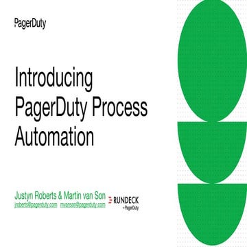 Introducing PagerDuty Process Automation