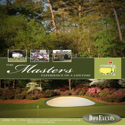Masters 2014 VIP Packages | PDF