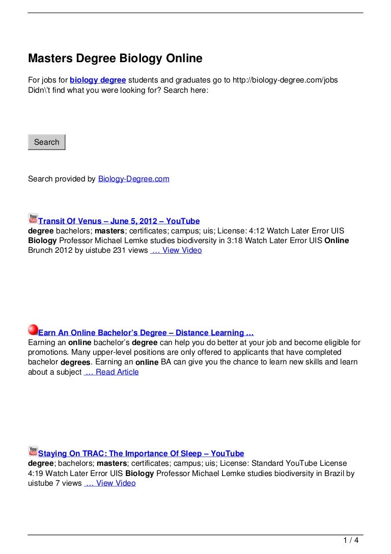 Wildlife biology degree online picture