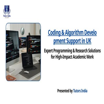 Expert Coding & Algorithm Development Support for UK Engineering ...