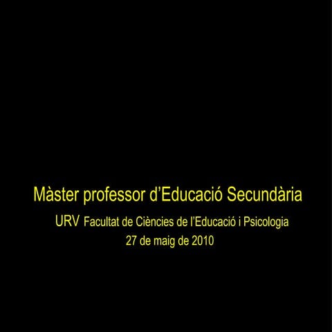 Master secundària2752010