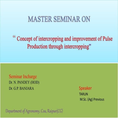 Master seminar