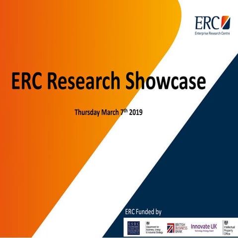 ERC Showcase March 2019