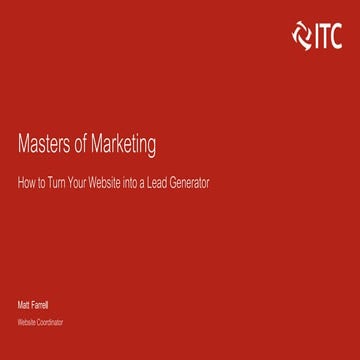 How to Turn Your Website into a Lead Generator