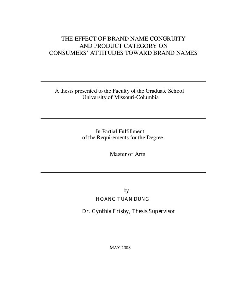 Branding dissertation