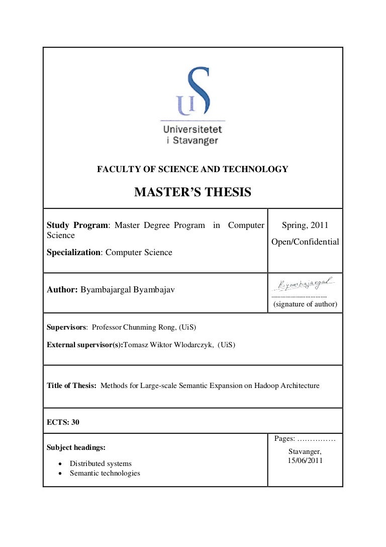 Master thesis sram
