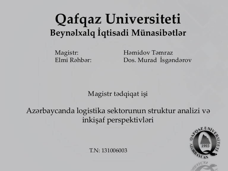Master thesis agreement