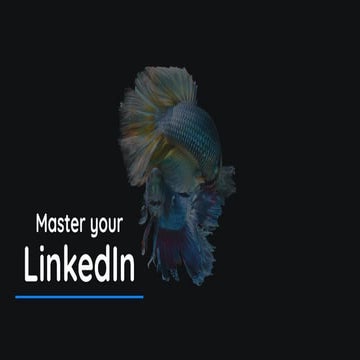 Master your LinkedIn