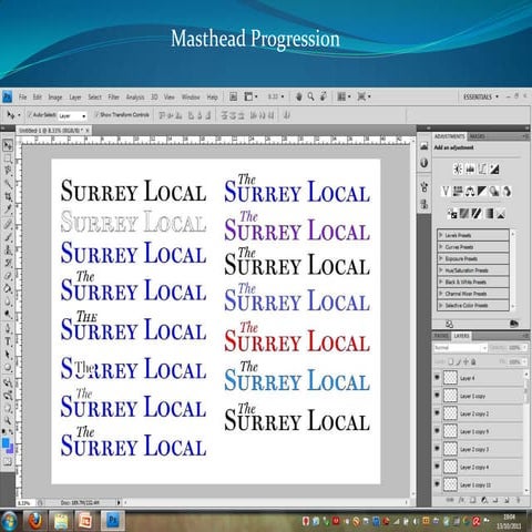 Masthead Progression