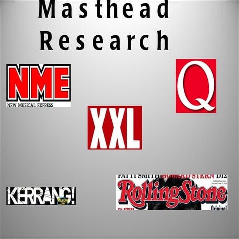 Masthead research