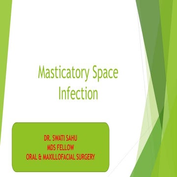 Masticatory space infection