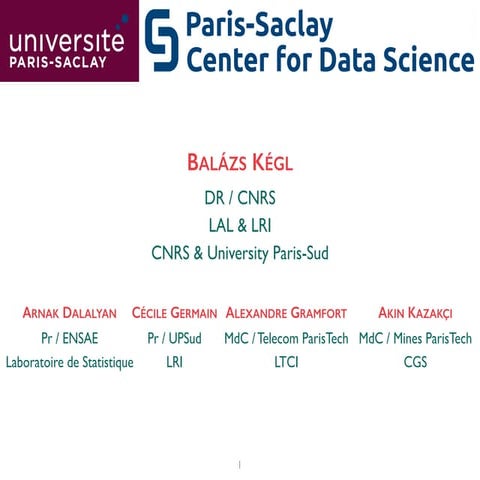 The Paris-Saclay Center for Data Science