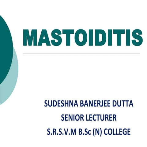Mastoiditis 