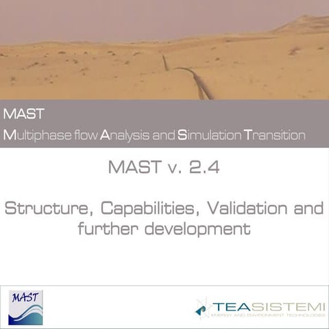 MAST Multiphase Flow Code - TEA Sistemi - April 2016 | PDF