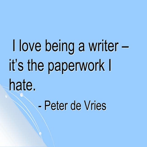 Masursky Writing Lecture Part 1 - Building Blocks