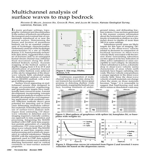 Fundementals of MASW