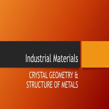 crystal structures (industrial material )